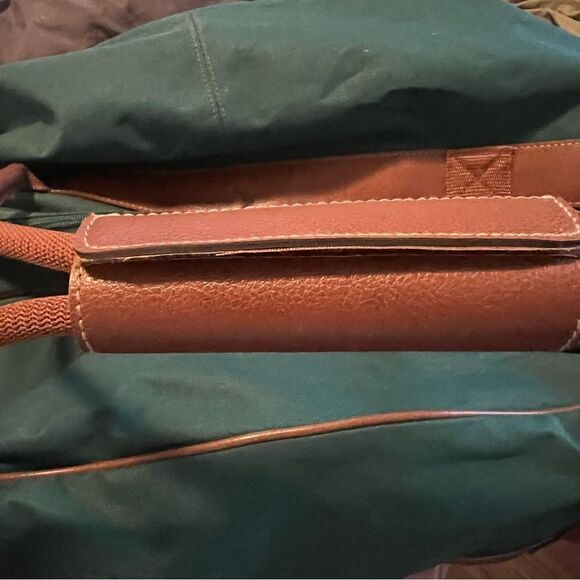 VTG 90s Polo Ralph Lauren Green Medium 21” Carry Bag Canvas Weekender Travel. - Picture 8 of 12